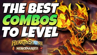 How to LEVEL UP your MERCENARIES FAST PvE/PvP (F2P Friendly) | OP Hearthstone Merc Combos