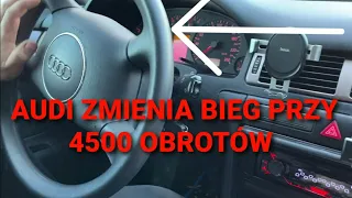 Mogło być DROGO!! skrzynia w Audi A6 nie chciała zmieniać biegów naprawa okazała się SZYBKA i TANIA!