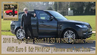 2016 Range Rover Sport 3 0 SD V6 HSE Dynamic Auto 4WD Euro 6  5dr PN16YZP | Review and Test Drive