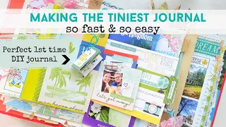 HOW TO MAKE A TEENY JOURNAL | Fast, Easy & Fun Journaling