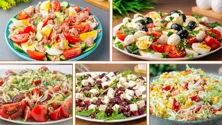 5 quick salads in 30 minutes! Delicious salads for Easter