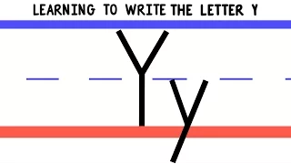 Write the Letter Y - ABC Writing for Kids - Alphabet Handwriting by 123ABCtv