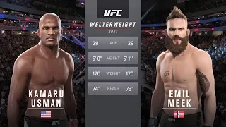 UFC Fight Night 124 Kamaru Usman Vs Emil Meek EA Sports UFC 2