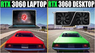 RTX 3060 Laptop vs RTX 3060 Desktop - Test in 13 Games at 1080P | Tech MK