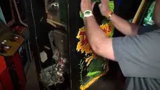 How to install side art and a control panel overlay CPO on an arcade game. Dragon's Lair Arcade CPO