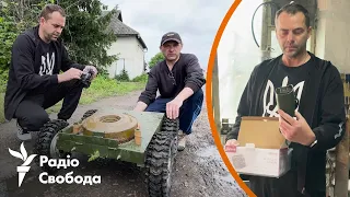 Наземний дрон-мінувальник для ЗСУ: військові тестують винахід кумів з Франківщини