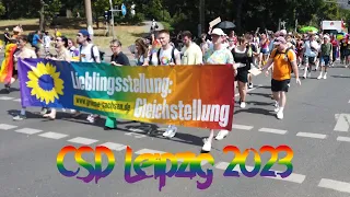 Christopher Street Day Demonstration | #CSD Demo Leipzig | 15. Juli 2023 | #LGBT | Tankii