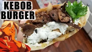 The ULTIMATE DONER KEBAB BURGER from Food Wars!