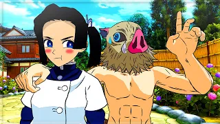 Inosuke asks out Aoi (Demon Slayer VR)