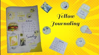 Yellow 💛 journaling|burger 🍔 squishy sticker|yellow chocolate 🍫 sticker|@funlife7210
