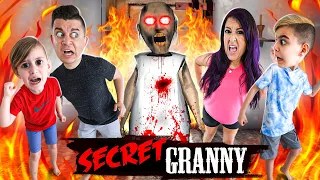 Secret GRANNY! Granny Horror Game In Real Life (FUNhouse Family)