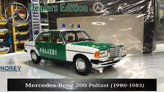 1/18 Norev Dealer Edition Mercedes-Benz 200 Polizei W123 1980-1985 | Diecast UAE | FASHION CLUB LLC