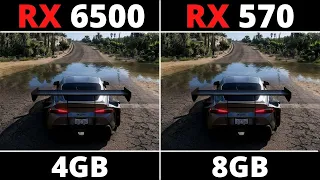 RX 6500 XT VS RX 570 8GB - TEST IN 15 GAMES