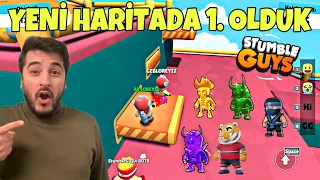 YENİ HARİTALARDA 1 OLDUK, ZORLANDIK AMA ÇOK EĞLENDİK! -STUMBLE GUYS