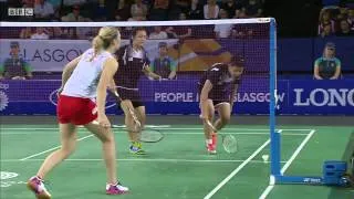 WD Bronze - MAS vs ENG - 2014 Commonwealth Games badminton