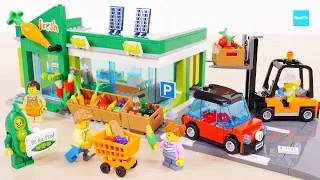 LEGO City Grocery Store 60347  Speed Build & Review