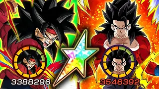 100% SSJ4 BARDOCK & SSJ4 GOHAN SHOWCASE [LEVEL 10 LINKS] Dragon Ball Z Dokkan Battle