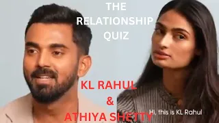 KL RAHUL &ATHIYA SHETTY THE RELATIONSHIP QUIZ/@AASHISH PANCHAL