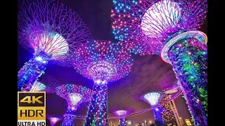 [HD] Gardens by the Bay light show.🤯