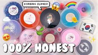 $150 KOREAN SLIME SHOPS REVIEW! CUTE DIY CLAYS & COATED SLIMES