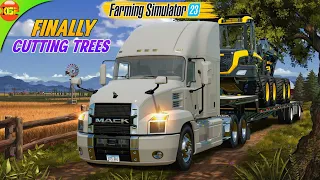 Cutting Tree First Time in $20 Millions Career | Farming Simulator 23 Mobile Gameplay