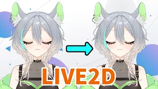 【LIVE2D】目の上にはみ出る頬をマスクで消す方法！ 初心者～中級者向け【夜白オル/Yorushiro Oru】