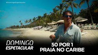 50 por 1: Álvaro Garnero mostra praia no Caribe diferente de tudo o que você já viu