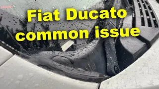 Prevent Fiat Ducato Engine Rust - Stop water from entering engine bay