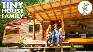 How This Frugal Family of 4 Paid Off $96K in Debt & Built a Custom Tiny House