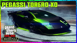 New DLC HYPER Car PEGASSI TORERO XO Customization - Fast Hyper Car | GTA 5 ONLINE