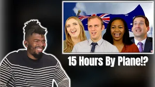 AMERICAN REACTS TO Americans share their 1st impressions of Australia