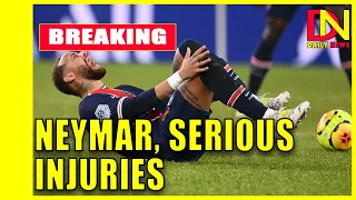 PSG faces anxious wait on Neymar injury after Brazilian star stretchered off in defeat by Lyon.
