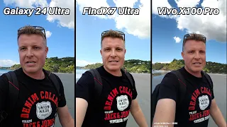 Samsung S24 Ultra Vs OPPO Find X7 Ultra Vs Vivo X100 Pro Camera Comparison