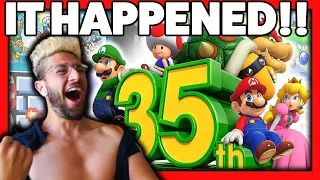 MARIO 35TH ANNIVERSARY DIRECT LIVE REACTION!! - THE SHIRT IS OFF (3D WORLD, MARIO REMASTERS & MORE!)