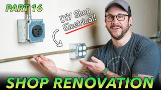 WORKSHOP RENOVATION 16 : DIY Shop Electrical Basics w/ Conduit Bending