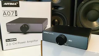 Aiyima A07 MAX Amplifier TPA3255 with mono stereo bridge switch - Review by @ALS-TechReview