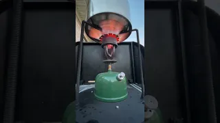 Primus-type No 4 Burner on a Coleman Tank - Oscillation