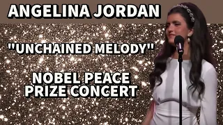 ANGELINA JORDAN - "UNCHAINED MELODY" - NOBEL PEACE PRIZE CONCERT | REACTION
