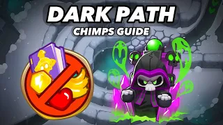 *NEW* How to Beat Dark Path on CHIMPS Mode | BTD6