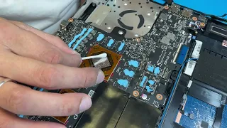 Убили ноут за 200к? очень странный ремонт Asus g513qy