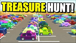 I Built a Parking Lot of Pain Treasure Hunt and Broke my Friends! (Scrap Mechanic Multiplayer)