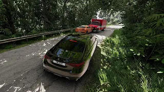 Realistic Car Crashes and Overtakes #02 - BeamNG Drive