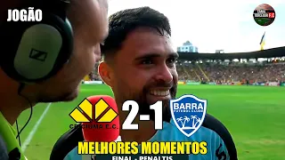 Criciúma 2 (4x3) 1 Barra - Melhores Momentos - COMPLETO - Semifinal Catarinense 2024 Volta