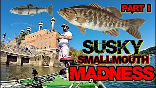 BIG SMALLMOUTH BASS ON SWIMBAITS !! || SUSQUEHANNA RIVER MADNESS PART 1 || WORKING FOR THE LIMIT