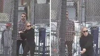 Jennifer Lopez and Ben Affleck visit the batting cages with her daughter Emme.