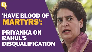 ‘Not Scared, Have the Blood of Martyrs’: Priyanka Gandhi on Rahul Gandhi’s Disqualification