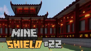 Японский храм - дом на Майншилд! Выживание на сервере MineShield 1.15.2 #22