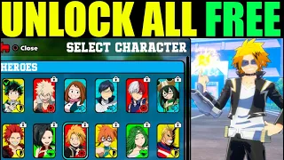 how to unlock all characters in my hero ultra rumble (FREE)