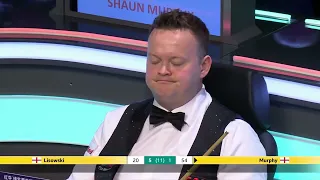 Shaun Murphy calls Own Foul leading to Lisowski's Win during UK Championsips