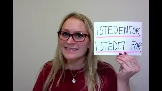 Video 588 ISTEDENFOR ELLER I STEDET FOR?